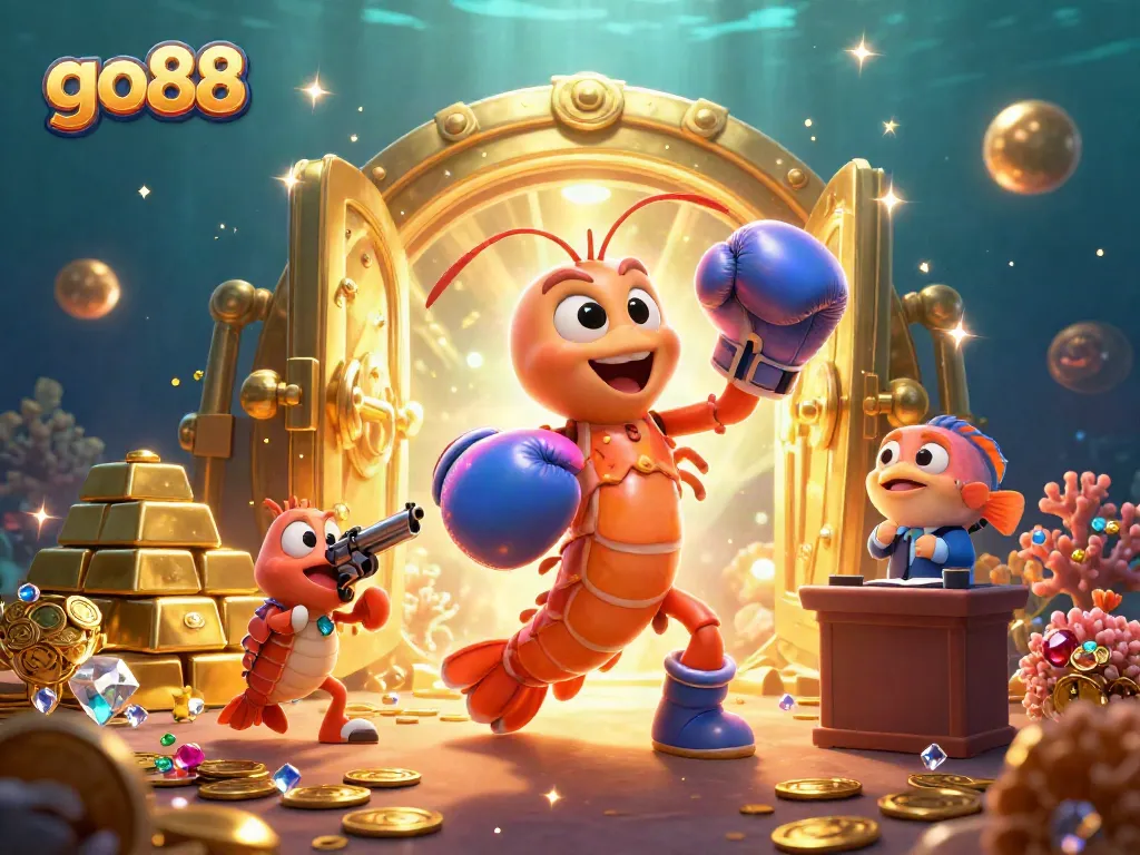 Go88 tạo game bài thú vị với cá mập tôm đấm bốc và trang sức lấp lánh.