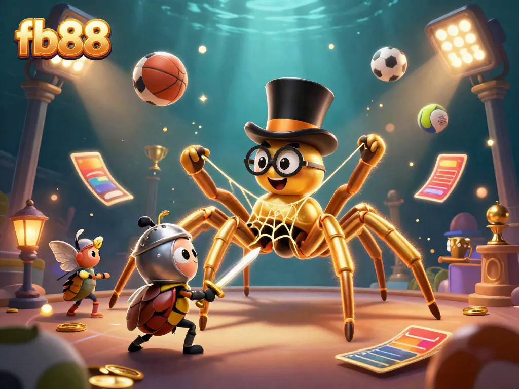 Experience thrilling gameplay at fb88 with dynamic scenes of sports betting action and elegant casino characters.