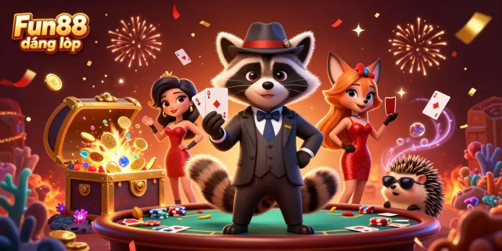 Engage in Fun88 đăng nhập for an exciting casino experience with vibrant characters and stunning visuals.