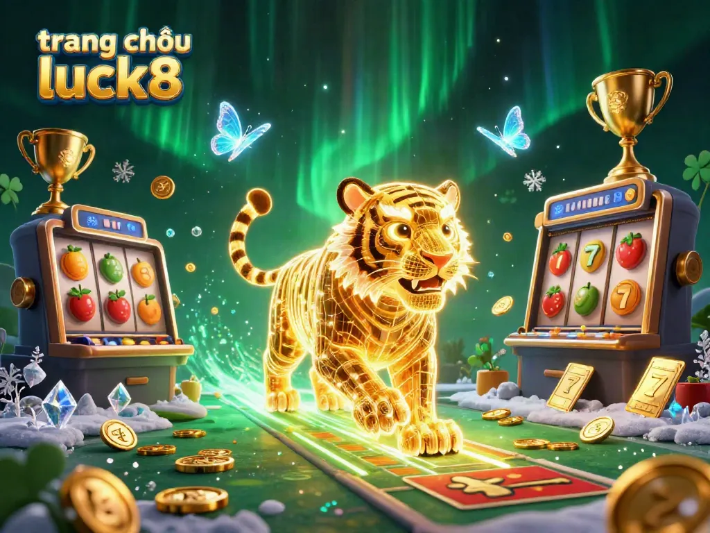 Engage in thrilling gameplay on trang chủ luck8 with vibrant casino elements and dynamic characters.