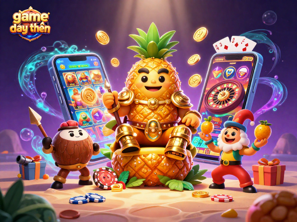 Engage in exponential fun with game đổi thưởng featuring vibrant 3D characters and casino elements.